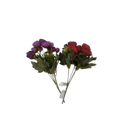 Artificial Flower Small Peony Assorted 1 count