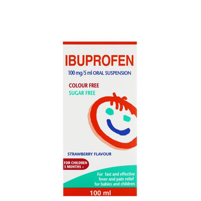 Galpharm Ibuprofen for Children Oral Suspension Orange Flavour 100 ml: $15.00