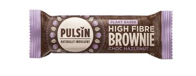 Pulsin Plant Based High Fibre Brownie Choc Hazlenut 35g: $5.75
