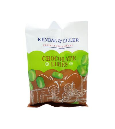 Kendal & Millar Chocolate Limes 225g: $5.00