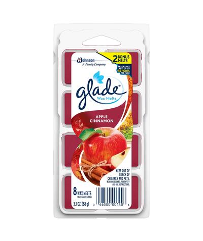 Glade Wax Melts Air Freshener Refill Apple Cinnamon 3.1oz
