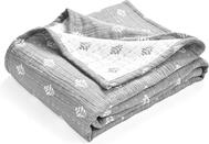 Lush Decor Cotton Kantha Gray White Throw 50x60 Hygge: $0.00
