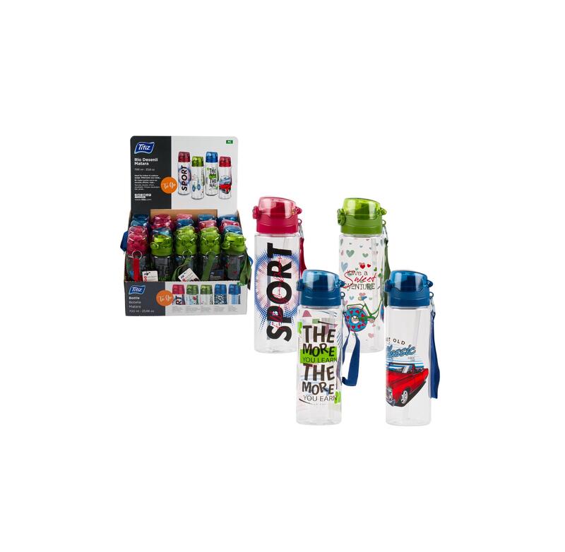 Water Bottle With Print Assorted 23.6oz: $25.00