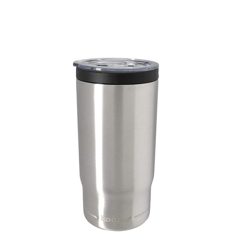 Koozie Can/Bottle Cooler & Tumbler 16oz Silver