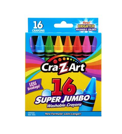 Cra-z-art Super Jumbo Washable 16 count