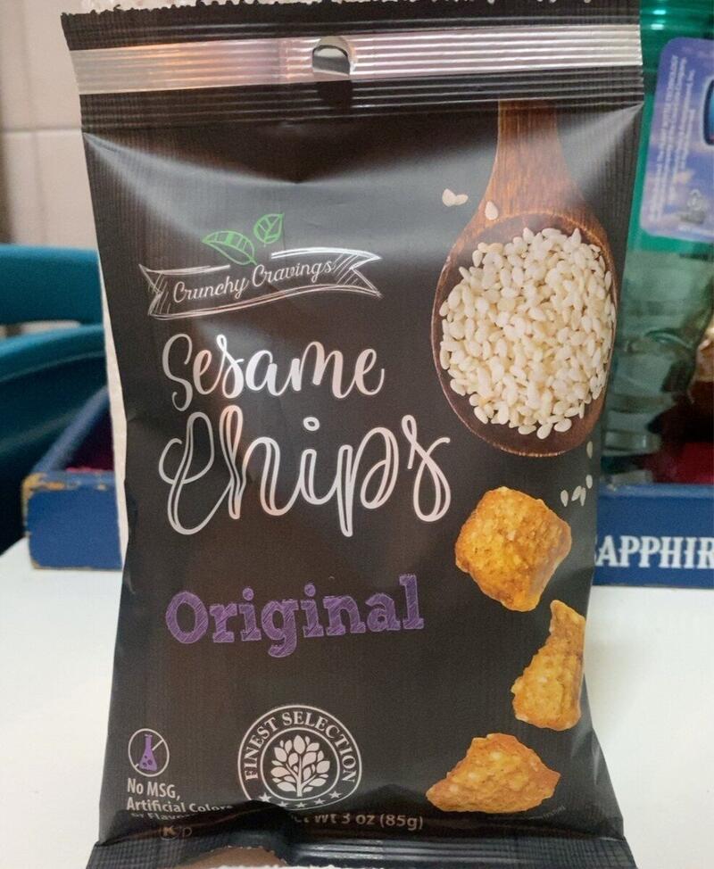 Crunchy Cravings Sesame Chips Original 3oz