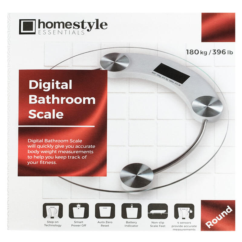 Homestyle Essentials Digital Bathroom Scale