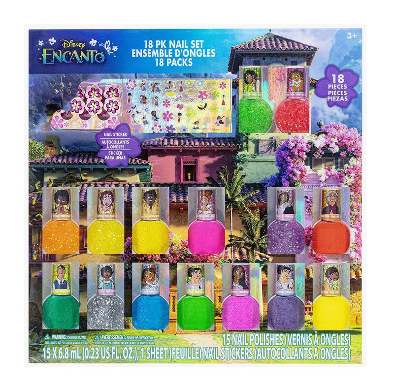 Encanto 15pk Nail Polish With Accessories