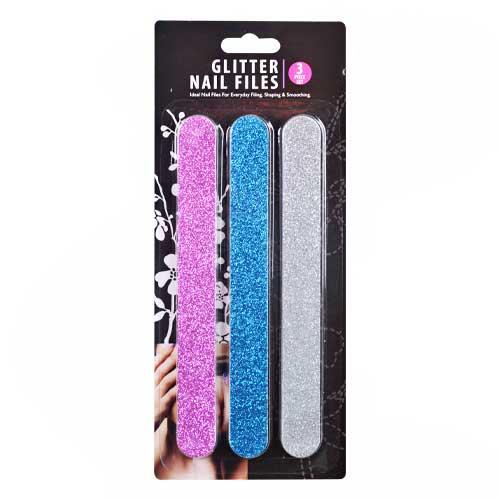 Glitter Nail Files 3pcs: $6.00