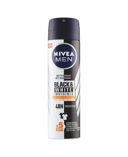 Nivea Deodorant  Antiperspirant  Black And White Invisible Men 150ml