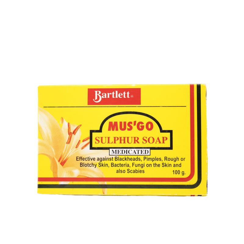 Bartlett Mus'go Medicated Sulphur Soap 100g: $12.00
