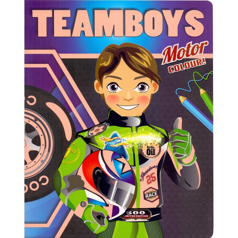 Teamboys Copy Colouring Books Assorted