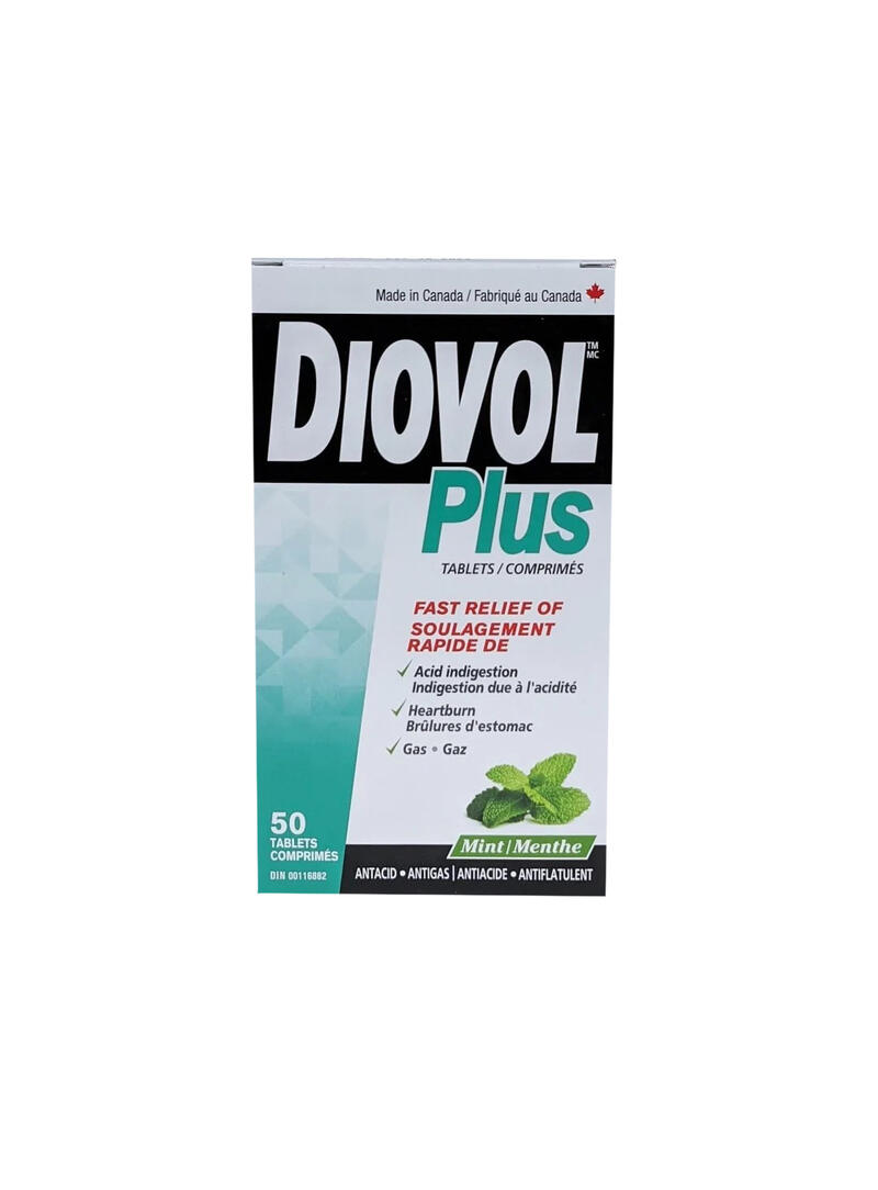 Diovol Plus Antacid AntiflatulenTabs 50's