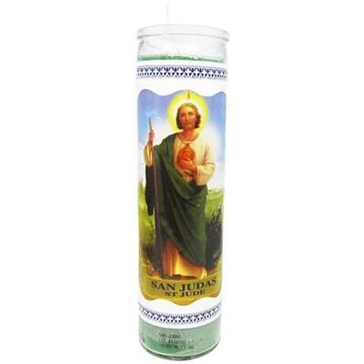 7 Days San Judas Green Candle: $11.00
