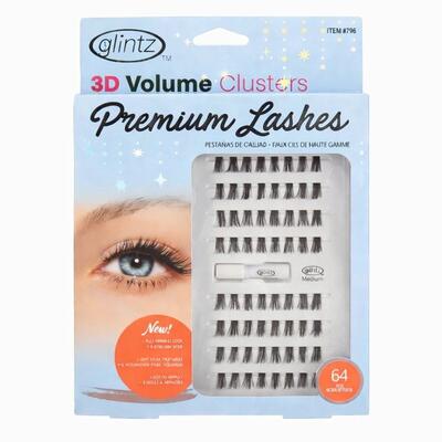 Glintz 3D Medium Premium Lashes 64pc