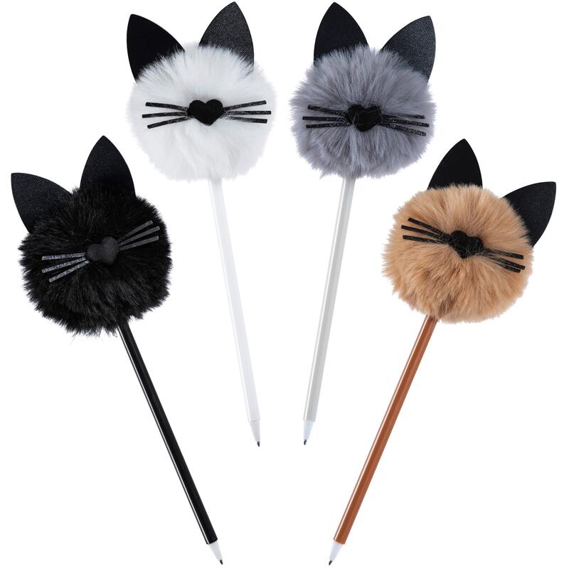 Cat Puff Pen Non Retractable