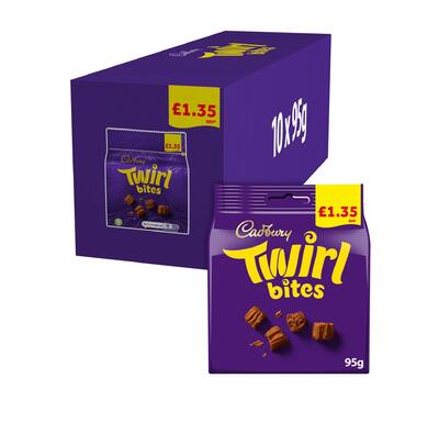 Cadbury Twirl Bites Bag PM 95gm: $8.00