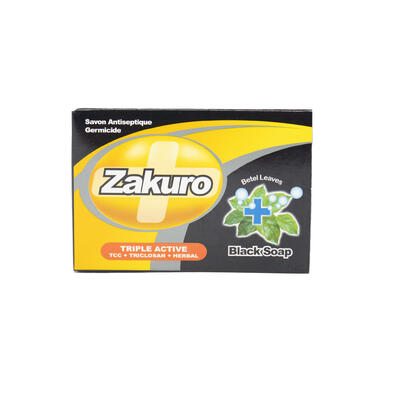 Zakuro Betel Leaves Black Soap 110g: $3.50