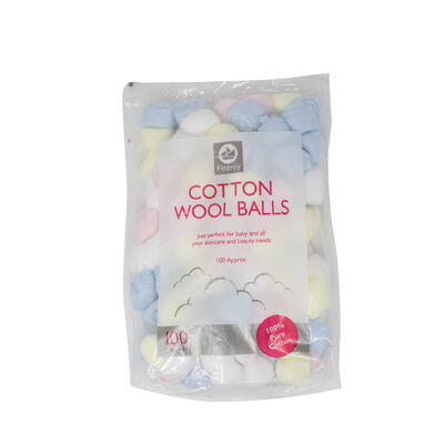 Fitzroy Cotton Wool Balls Colored 100 count: $5.00