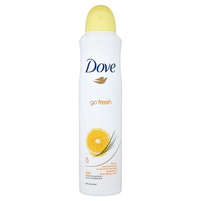 Dove Antiperspirant Deodorant Grapefruit and Lemongrass250 ml: $13.01