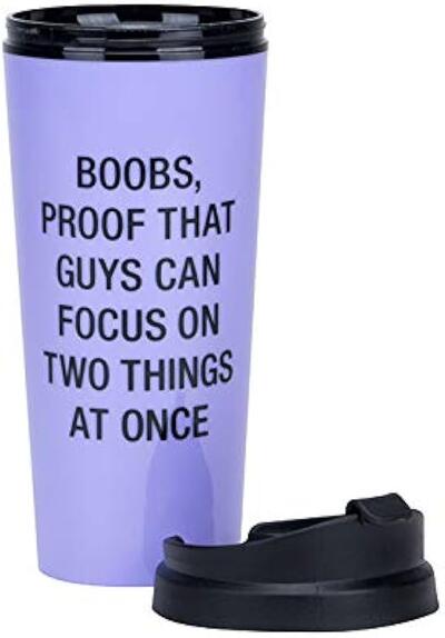 Boobs Travel Mug 16oz