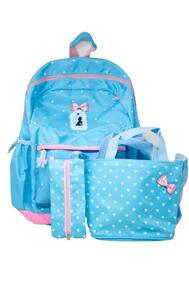 Baby Blue Backpack Set 3pcs: $0.00