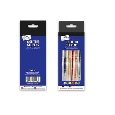 Just Stationary Glitter Gel Pens 6ct: $5.00