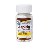 QC Aspirin Coated Tablets 100ct: $5.00