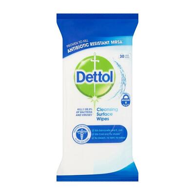 Dettol Cleansing Surface Wipes 30 count