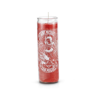 Saint Michael Candle Red 7 Day: $11.00