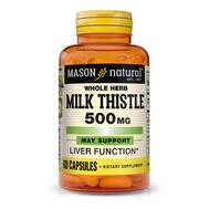 Mason Milk Thistle 500mg Capsules 60's: $0.00