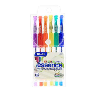Bazic Glitter Color Gel Pen with Cushion Grip 6ct: $5.00