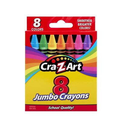 Cra-Z-Art Jumbo Crayons 8 count