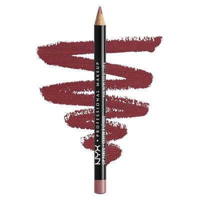 NYX Slim Lip Pencil Burgundy 0.035oz