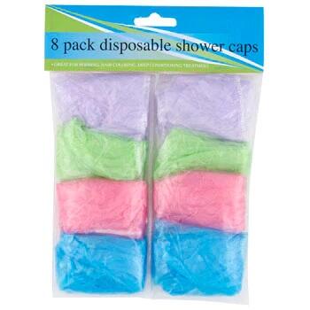 Disposable Shower Caps 8 pack: $6.00
