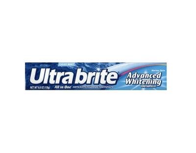 Ultra Brite Advanced Whitening Toothpaste Clean Mint 6oz