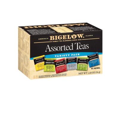 Bigelow Tea 6 Assorted Herbals 6x18