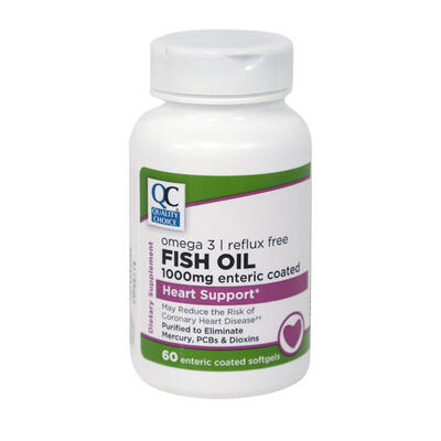 QC Fish Oil 1000mg 60ct: $30.00