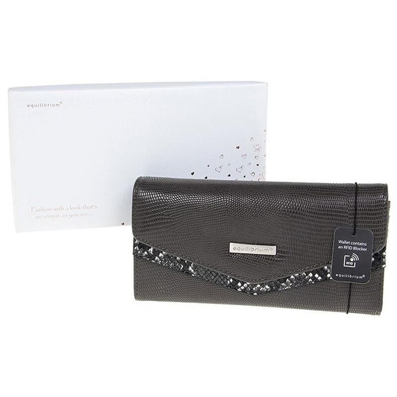 Grey Two Tone Purse