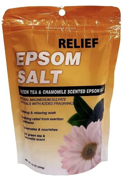 Relief Epsom Salt Green Tea & Chamomile Scented