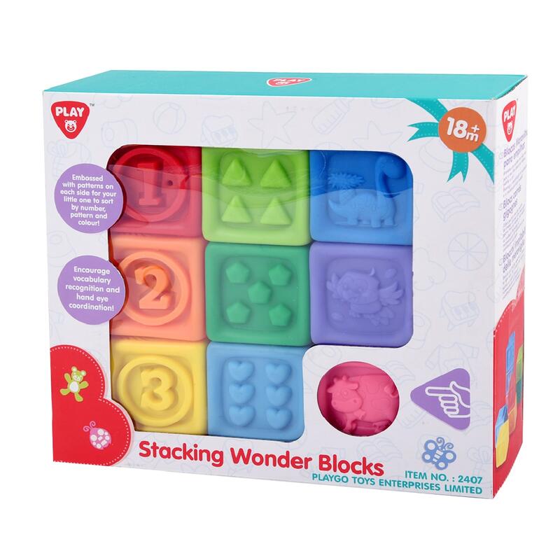 Itsy Tots Stacking Wonder Blocks 9pcs