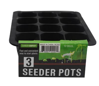 Seeder Pots Set: $6.00