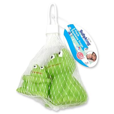 Babyking Squeeze Frogs 1-18 Months 2 count