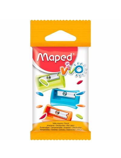 Maped Sharpener Vivo 3 count