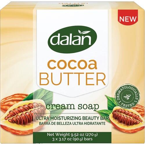 Dalan Cream Soap Cocoa Butter 3 x 3.2oz