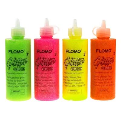 Flomo Neon Glitter Glue: $5.00