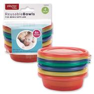 Playtx Baby Reusable Bowls 4 Pieces 7.0 oz: $0.00