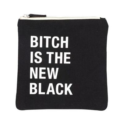 Small Black Cosmetics Bag