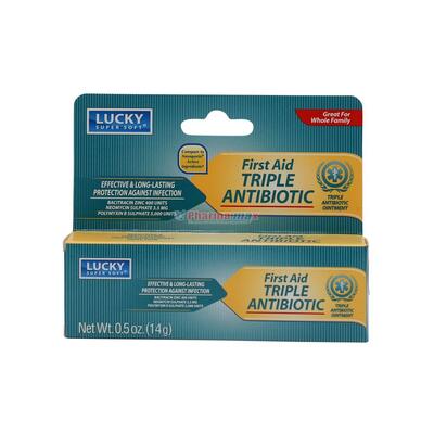 Lucky Soft Triple Antibiotic Ointment 0.5oz