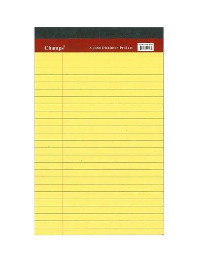 Champs Legal Notepad 8x5: $2.00